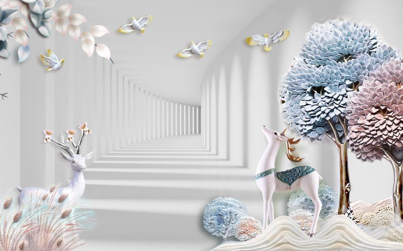 北欧简约3D立体