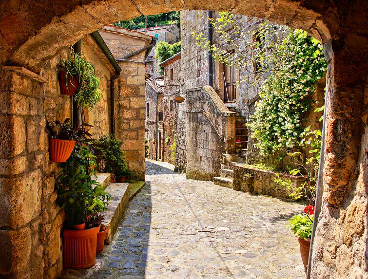 美丽的欧洲街道景