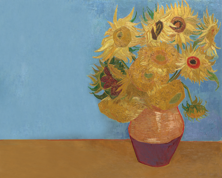 现代简约油画背景