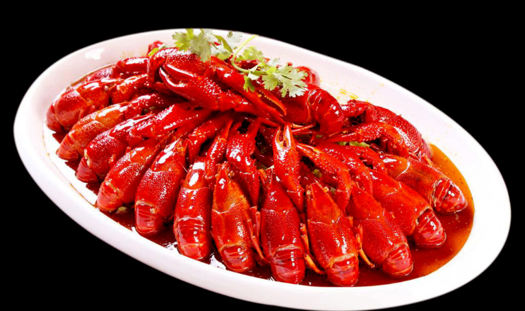 中式麻辣小龙虾图