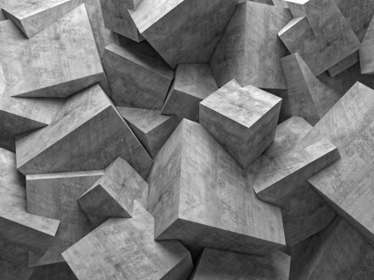 3D立体空间石头