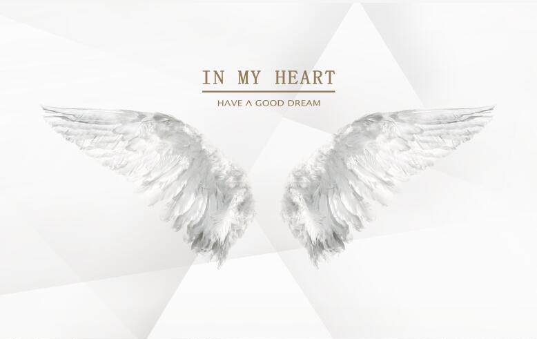 翅膀网红背景墙背