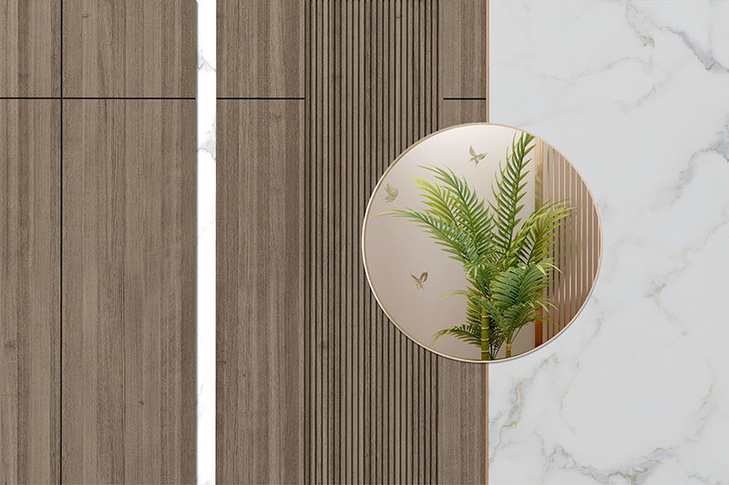 现代简约背景墙大