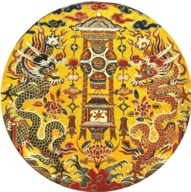 圆形装饰画背景墙