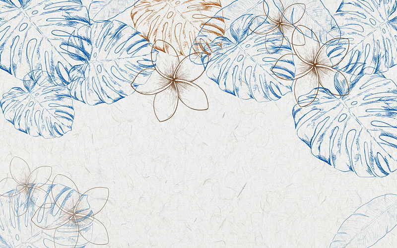 现代简约背景墙田