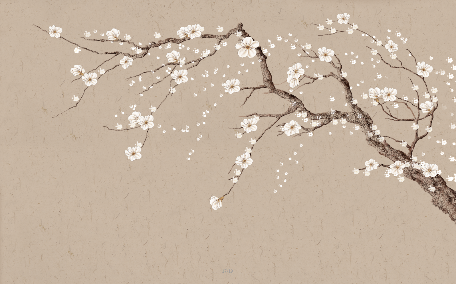 新中式工笔花鸟复