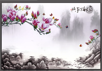 玉兰花家和万事兴