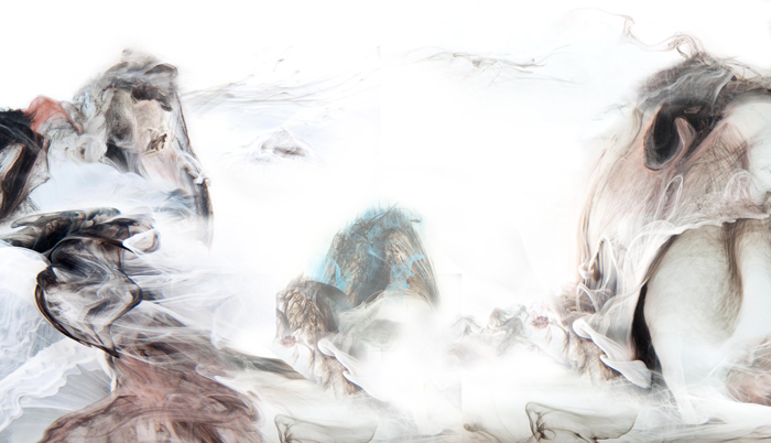 水墨水彩烟雾抽象