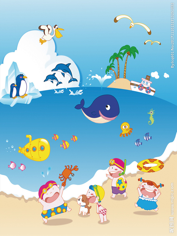 G卡通海洋儿童房