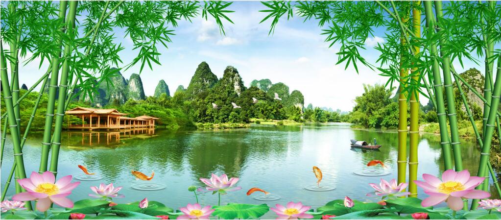 超高清巨幅桂林山