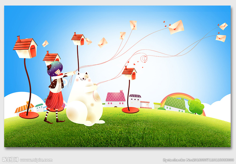 G儿童房卡通儿童