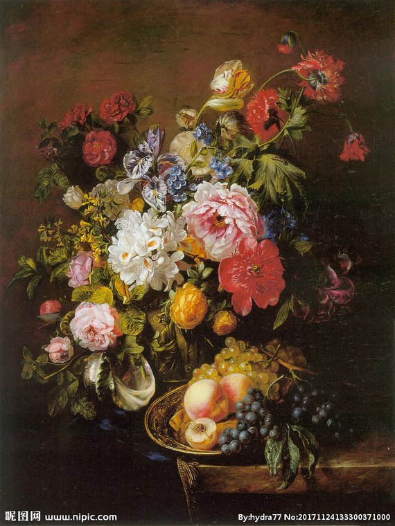 G欧式花卉油画背