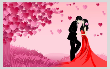 爱心树时尚浪漫情