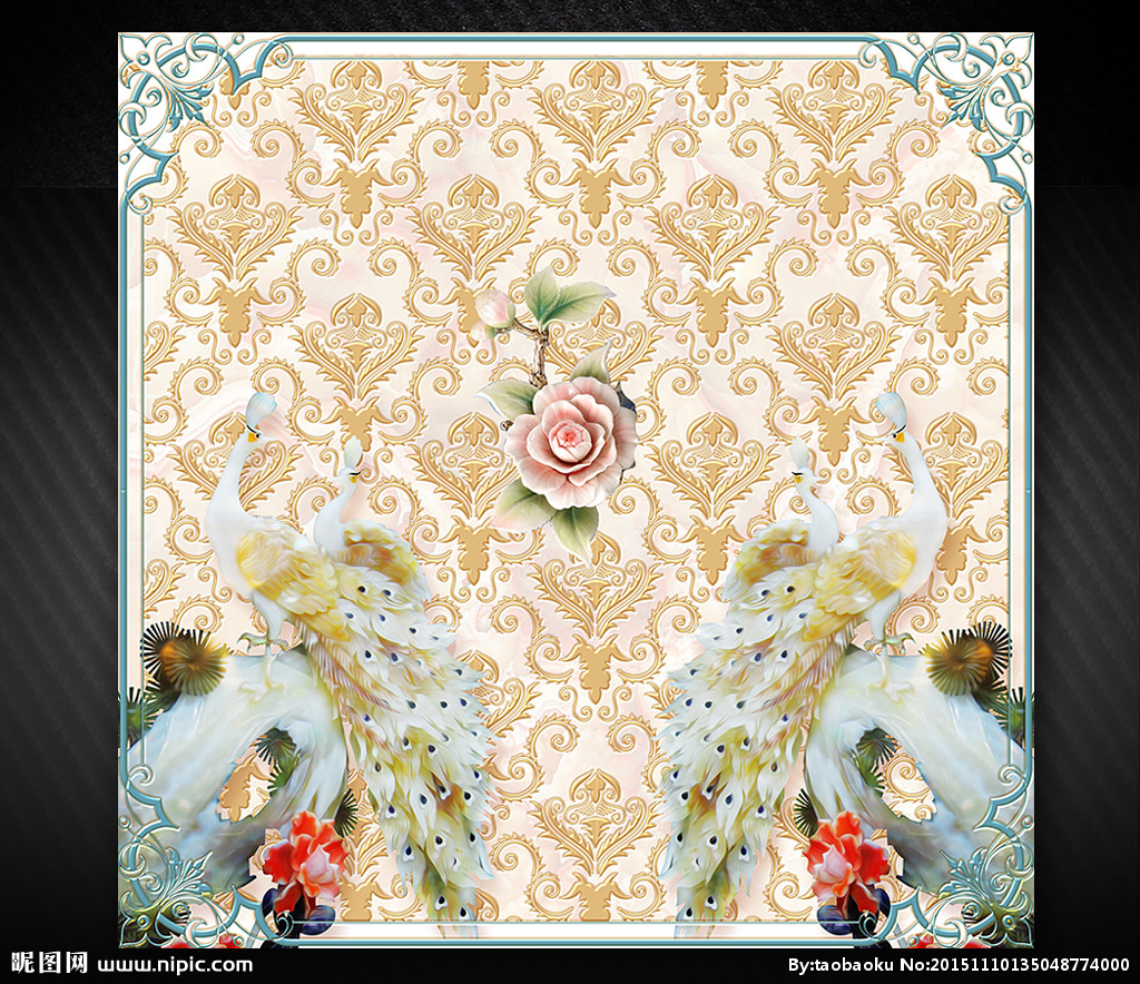 G欧式瓷砖花纹电