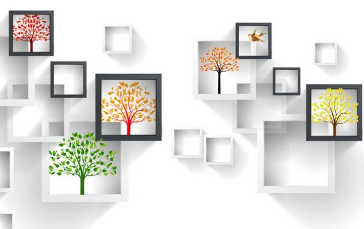 树木3D立体电视