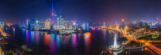城市夜景图背景墙
