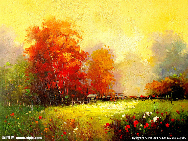 G欧式风景油画背