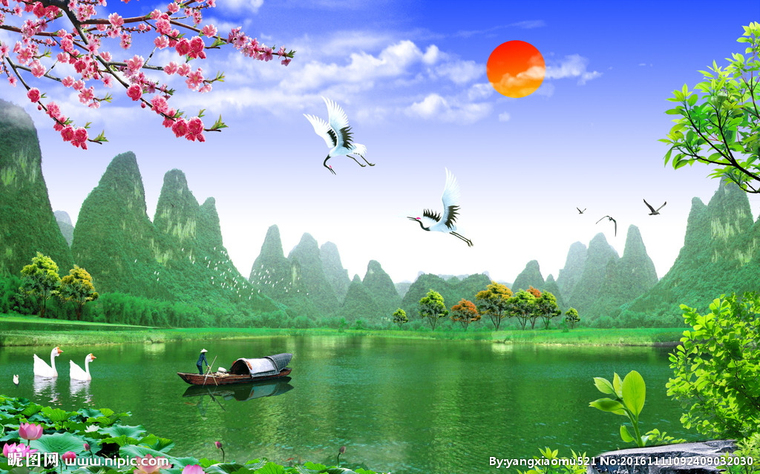 G中式风景影视背