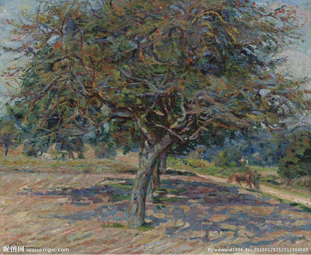 G大树背景墙大树