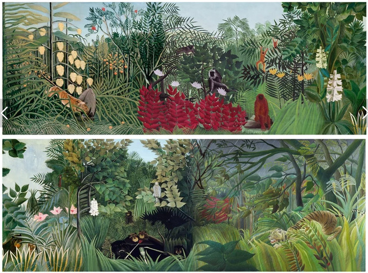 欧式复古巨幅手绘