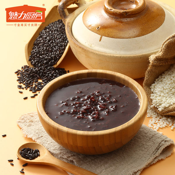 魅力厨房 方便速食即食黑米粥 300g*3袋 天猫优惠券折后¥9.9包邮(¥19.9-10)送红豆绿豆汤各一袋 魅力厨房 方便速食即食黑米粥 300g*3袋 天猫优惠券折后¥9.9包邮(¥19.9-10)送红豆绿豆汤各一袋