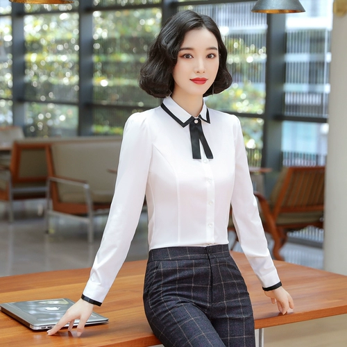 Рубашка для работы, лонгслив, униформа, пиджак классического кроя, с рукавом