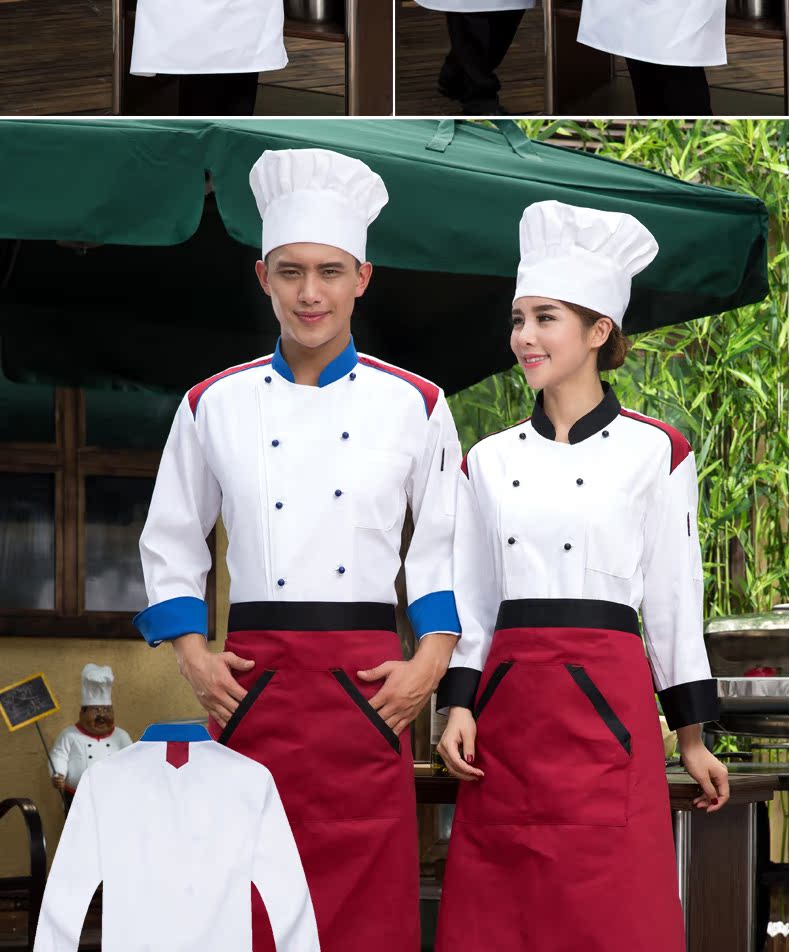 Tenue de cuisinier en coton - Ref 1910447 Image 25