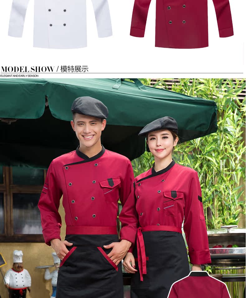 Tenue de cuisinier en coton - Ref 1910401 Image 21