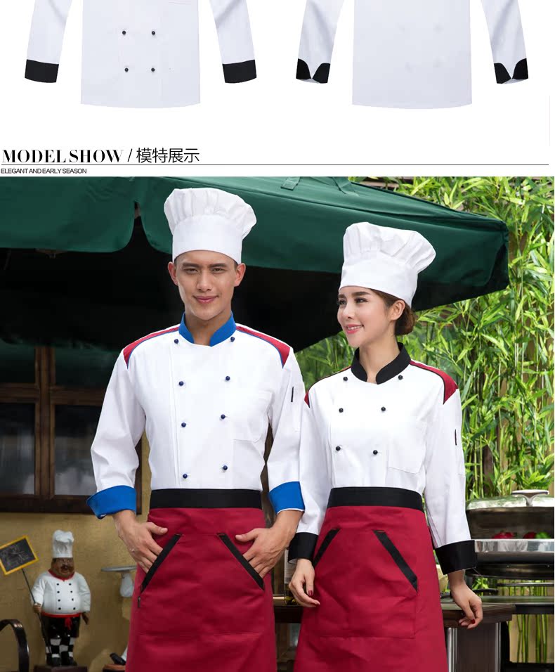 Tenue de cuisinier en coton - Ref 1910447 Image 21