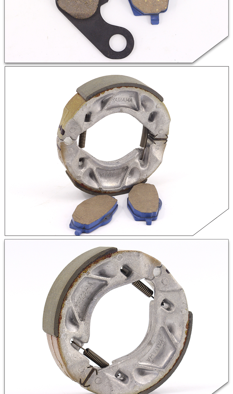 Xây dựng phụ kiện xe máy Yamaha Tianjian YBR125 Tianyi JYM125 phía trước và phía sau má phanh giày phanh thắng tay xe máy