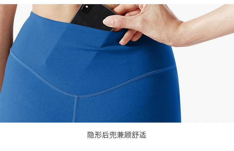 HOTSUIT Quần thể thao chính thức Phụ nữ mùa xuân giản dị Stretch Slim Beam Thể thao Thể thao Quần dệt kim - Quần thể thao