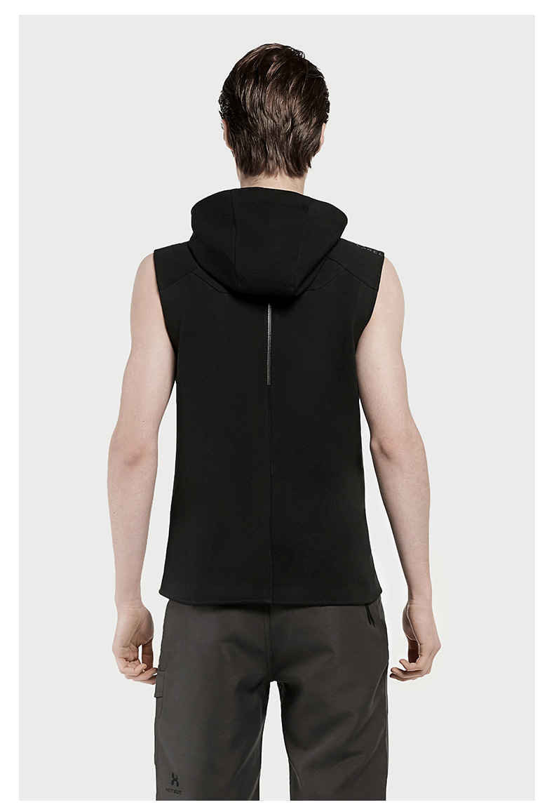 Hoa Kỳ HOTSUIT đích thực nam mỏng thời trang giản dị vest thể thao trùm đầu chạy áo len không tay - Áo thể thao áo tank top thể thao
