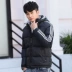 Áo khoác nam mùa đông áo ấm mới đôi quần áo cotton ngắn Dịch vụ bánh mì của phụ nữ Phiên bản Hàn Quốc của quần áo cotton mỏng xuống áo phao đôi nam nữ Trang phục Couple