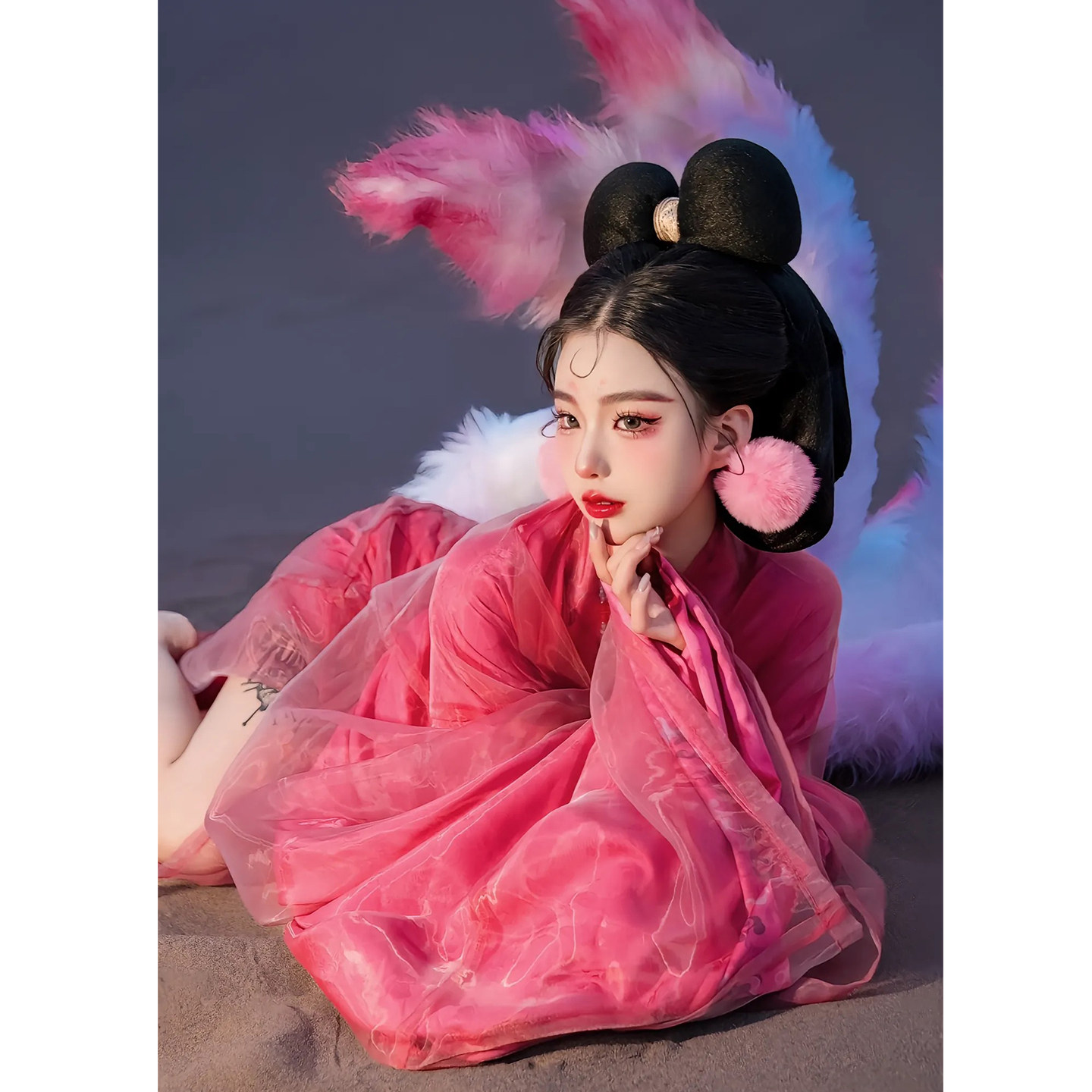️冬日粉黛：绝美魏晋古风汉服 cosplay 服饰💖-汉服套装-淘宝好物网