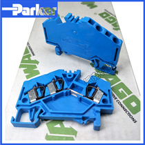 Original German Waco WAGO 4 square three-wire inclined terminal block 281-651 blue 3-wire