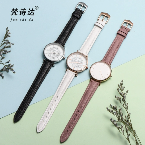 Casio, tissot, ремешок для часов, женские часы, из натуральной кожи