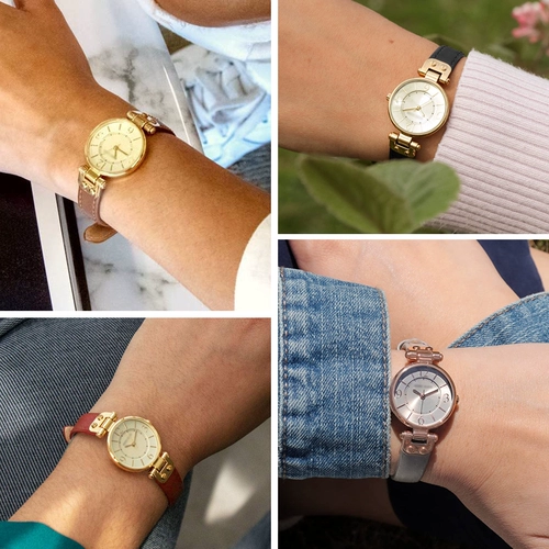 Используйте кожаную группу Shineellaye Wome Ak2156/2157/2618anneklein Indigo