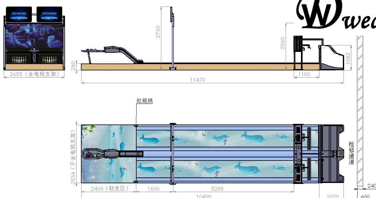 Nhà máy trực tiếp trẻ em người lớn thông minh mini thiết bị bowling điện tử biệt thự clubhouse khách sạn video game bowling đồ chơi
