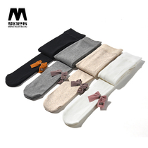Girls pantyhose spring and autumn thin children Girl leggings foreign wear gray baby pants socks new products