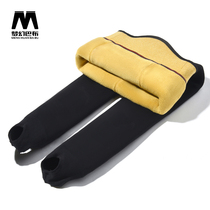 (Extra thick velvet) girls stepping on leggings plus velvet autumn and winter wear childrens double pantyhose bottling socks