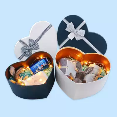 Valentine's Day oversized heart-shaped gift box exquisite love gift box empty box Thousand Paper Crane packaging box boys