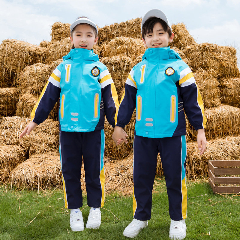 Elementary School Uniforms Suit Kindergarten Garden Clothes Spring Autumn Clothes Autumn Winter Clothing Children's Class Clothes Autumn Submachine Clothing Three Sets