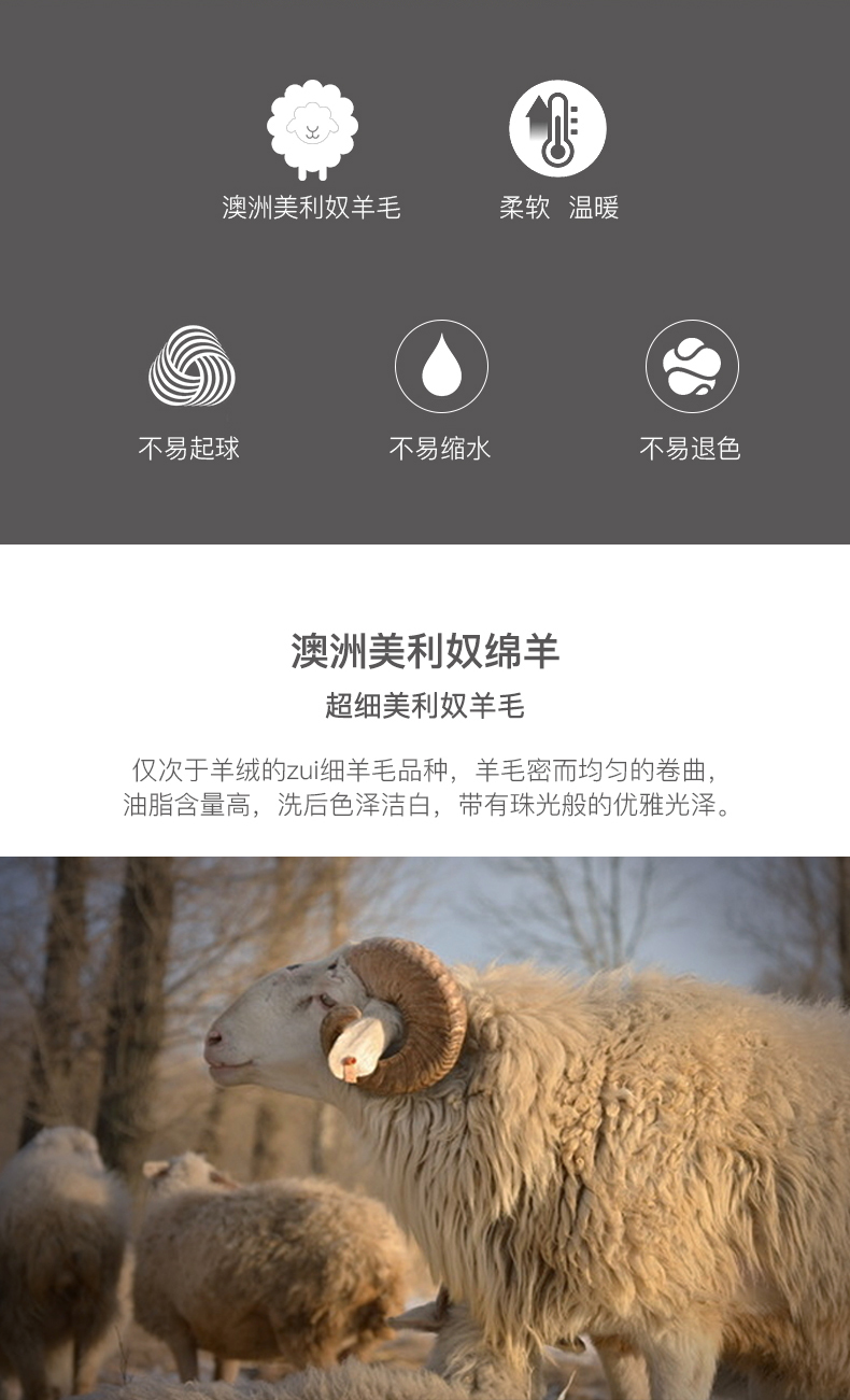 拉夫劳伦制造商 本米 女100%美利奴羊毛开衫 图6