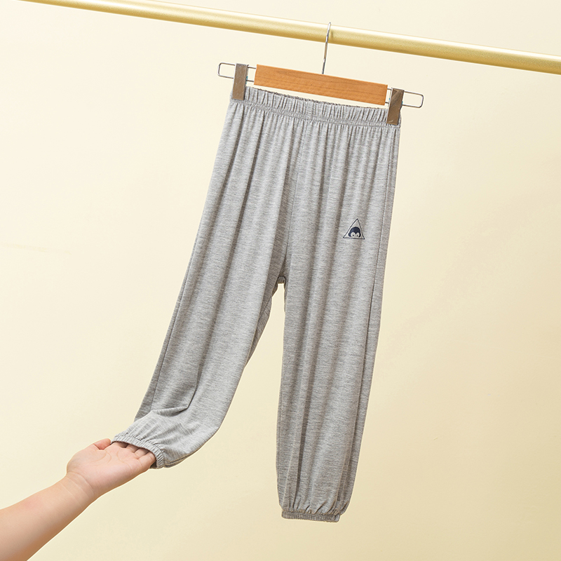Breathable drape children's modal anti-mosquito pants boys and girls casual pants baby spring and summer home sleeping pants