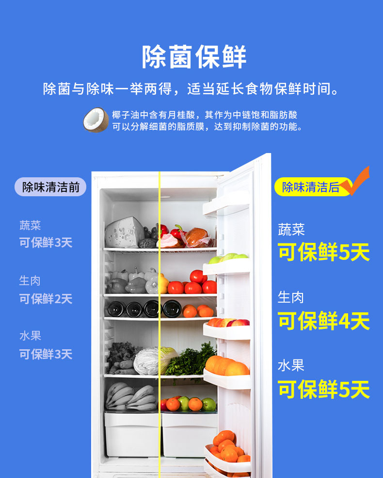 Di meimei khử mùi tủ lạnh khử mùi khử trùng đặc biệt khử trùng khử trùng mùi khử trùng hộ gia đình để nếm thử - Trang chủ nước tẩy sàn nhà