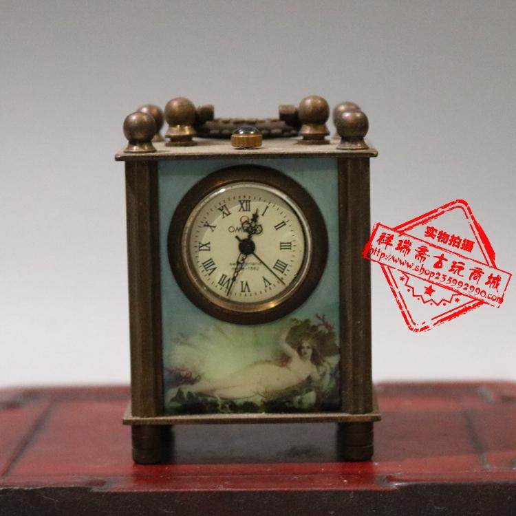 Antique watches watches watches watches mechanical watches copper watches gifts small retro - medium - size clocks