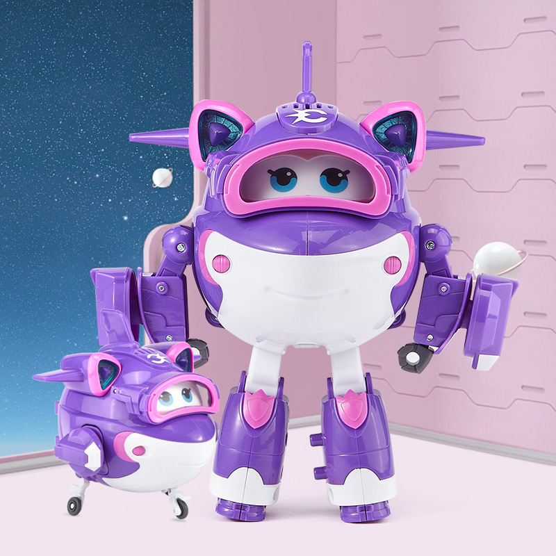 Snowy Super Flying Man equipped with sound and light children's toy girl suit Xiaoqing Millie 10 Genuine Big Golden Boy