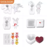 Мультяшная силиконовая аромотерапия для авто, диффузор из натурального камня, благовонный камень ручной работы, форма