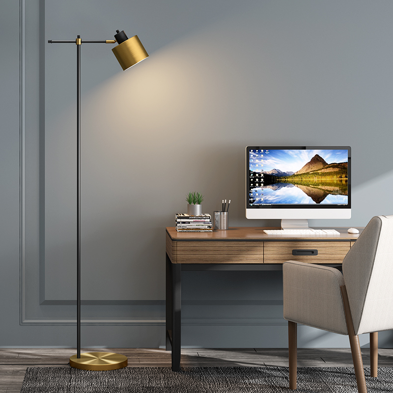 Nordic Floor Lamp Light Luxury rear Modern Pole minimalist bedroom Bedroom Living Room Sofa reading Book room Vertical table lamp