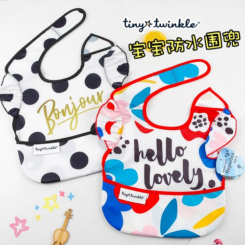tiny twinkle Летний детский водонепроницаемый нагрудник для еды, 3 лет